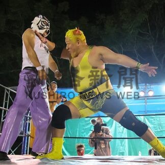 本物レスラーと熱戦　三吉神社例大祭で新根室プロレス興行【根室市】(2026-09-20)