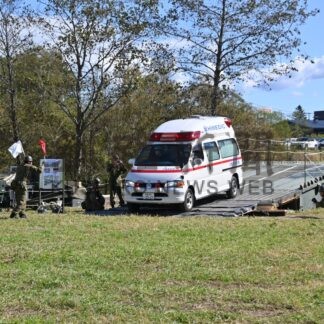 仮設橋使い渡河　中標津町が防災訓練【中標津町】(2026-10-05)