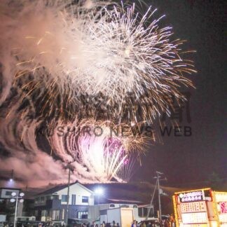創祀１２０周年、花火で盛大に　花咲港金刀比羅神社で例大祭【根室市】(2026-10-14)