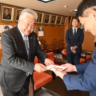 釧路市に１０００万円寄付　日昭　企業版ふるさと納税で【釧路市】(2026-10-16)